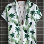 Chemise Hawaïenne Ananas Verts