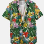 Chemise Hawaïenne florale multicolore