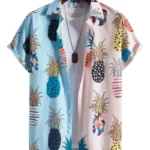 Chemise Hawaïenne Ananas Multicolore