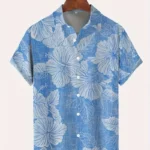 Chemise Hawaïenne Bleu Ciel